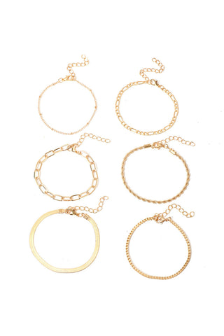 Gold Bracelet Set