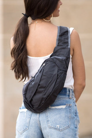 Nylon Packable Sling Bag