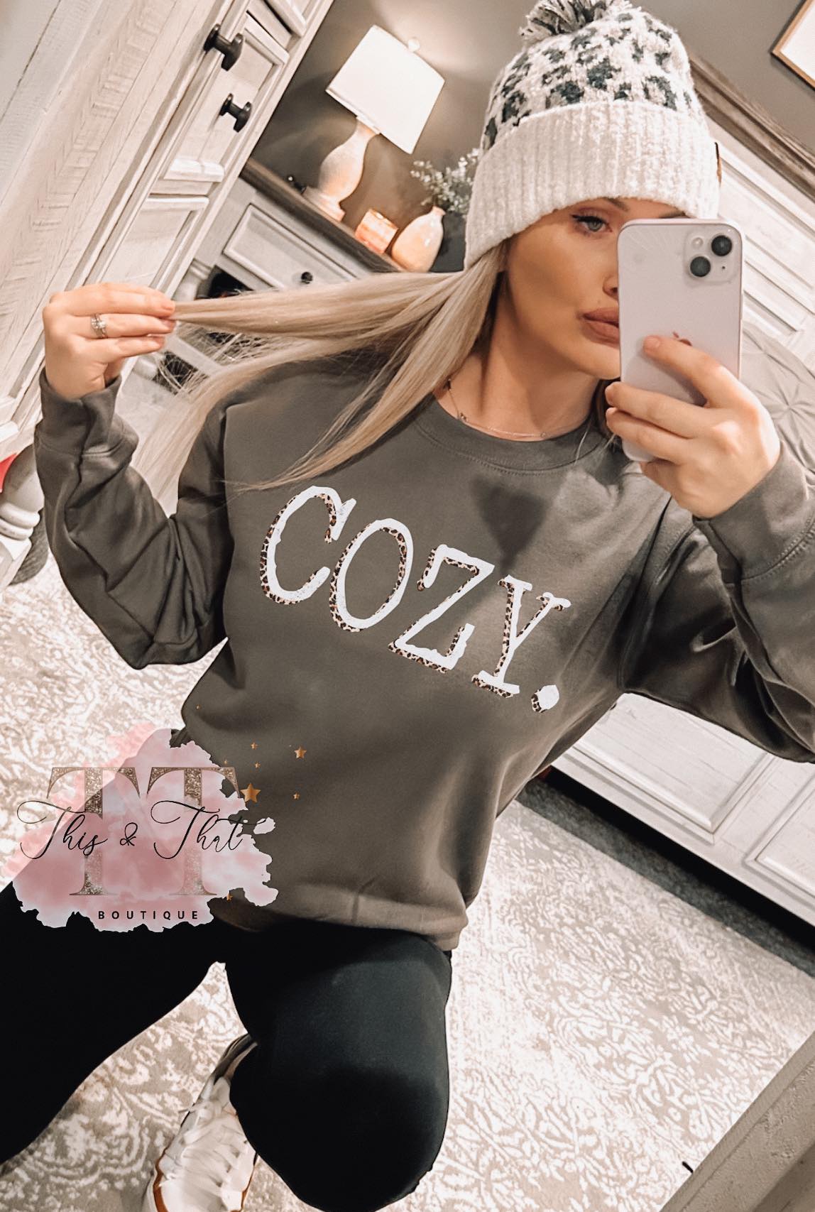 Cozy Charcoal Sweatshirt