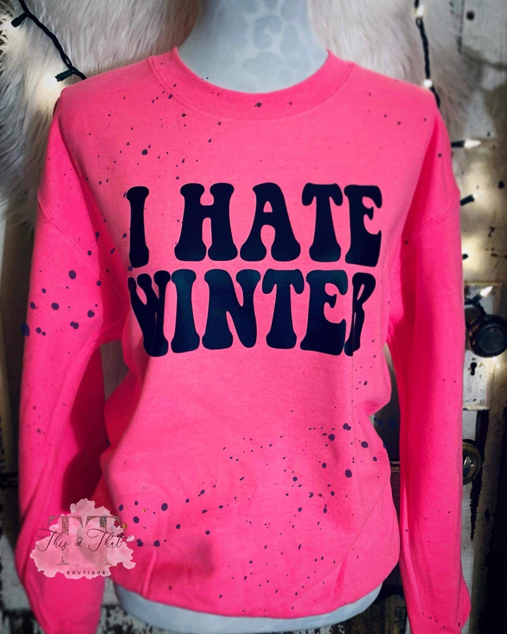 I hate Winter 💕