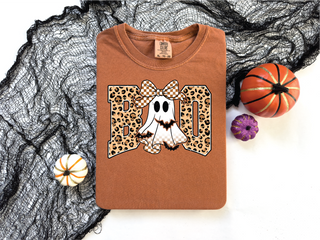 Boo Checkered Ghost- Fall Graphic T-Shirt