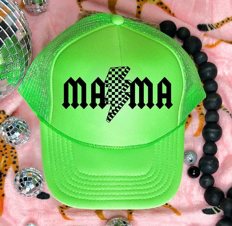 Mama Bolt DTF Printed Trucker Hat