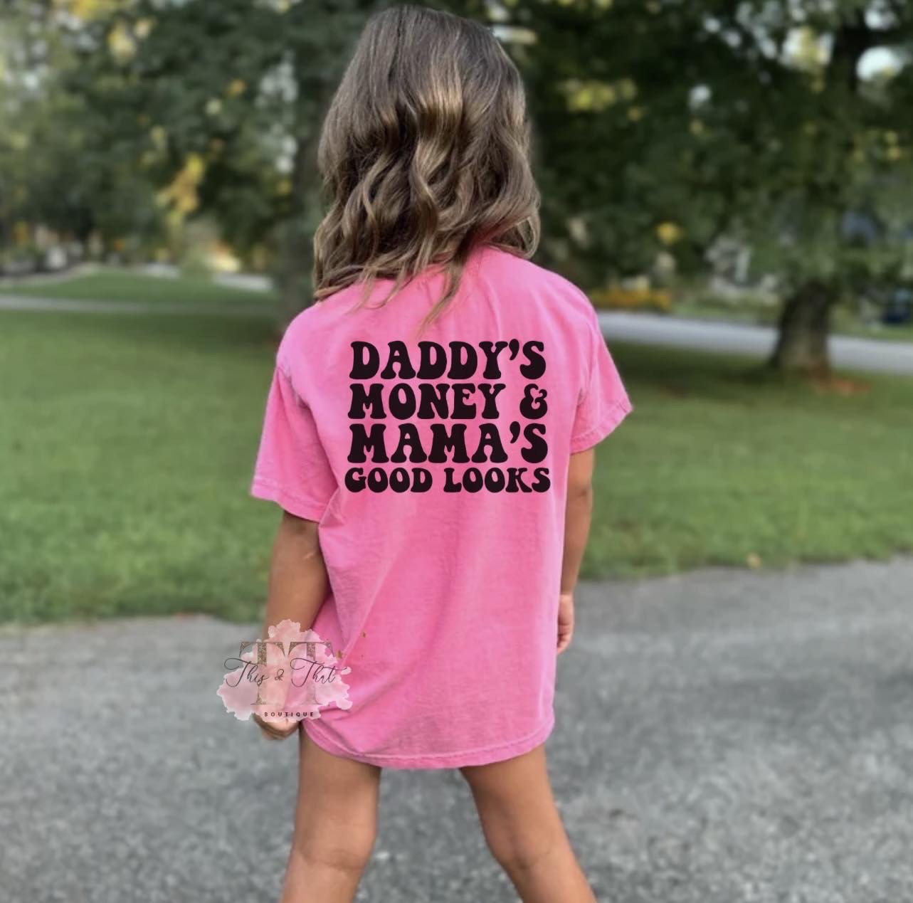 Daddy's Money on Safety Pink