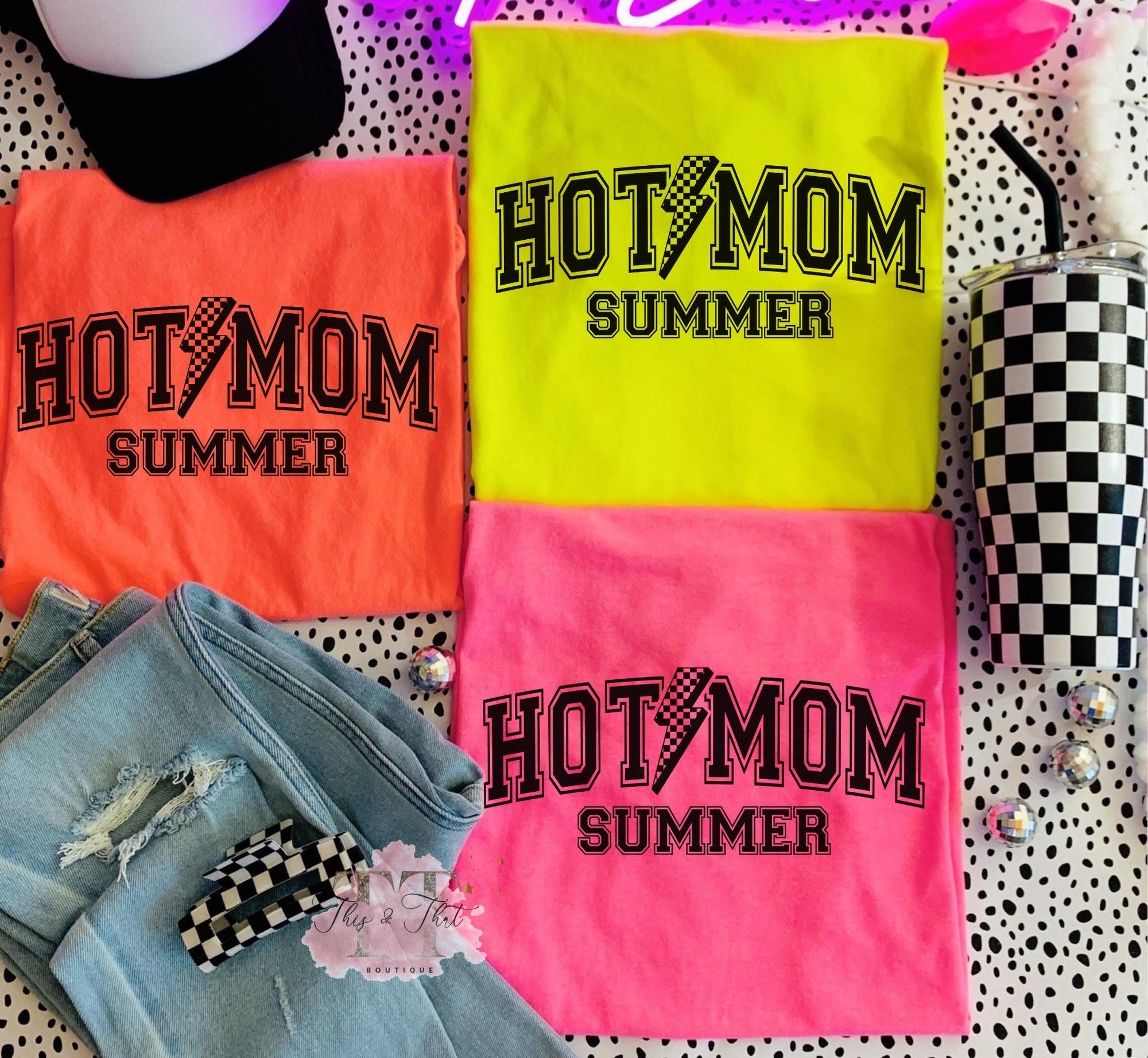 Hot Mom Summer on Neon Colors