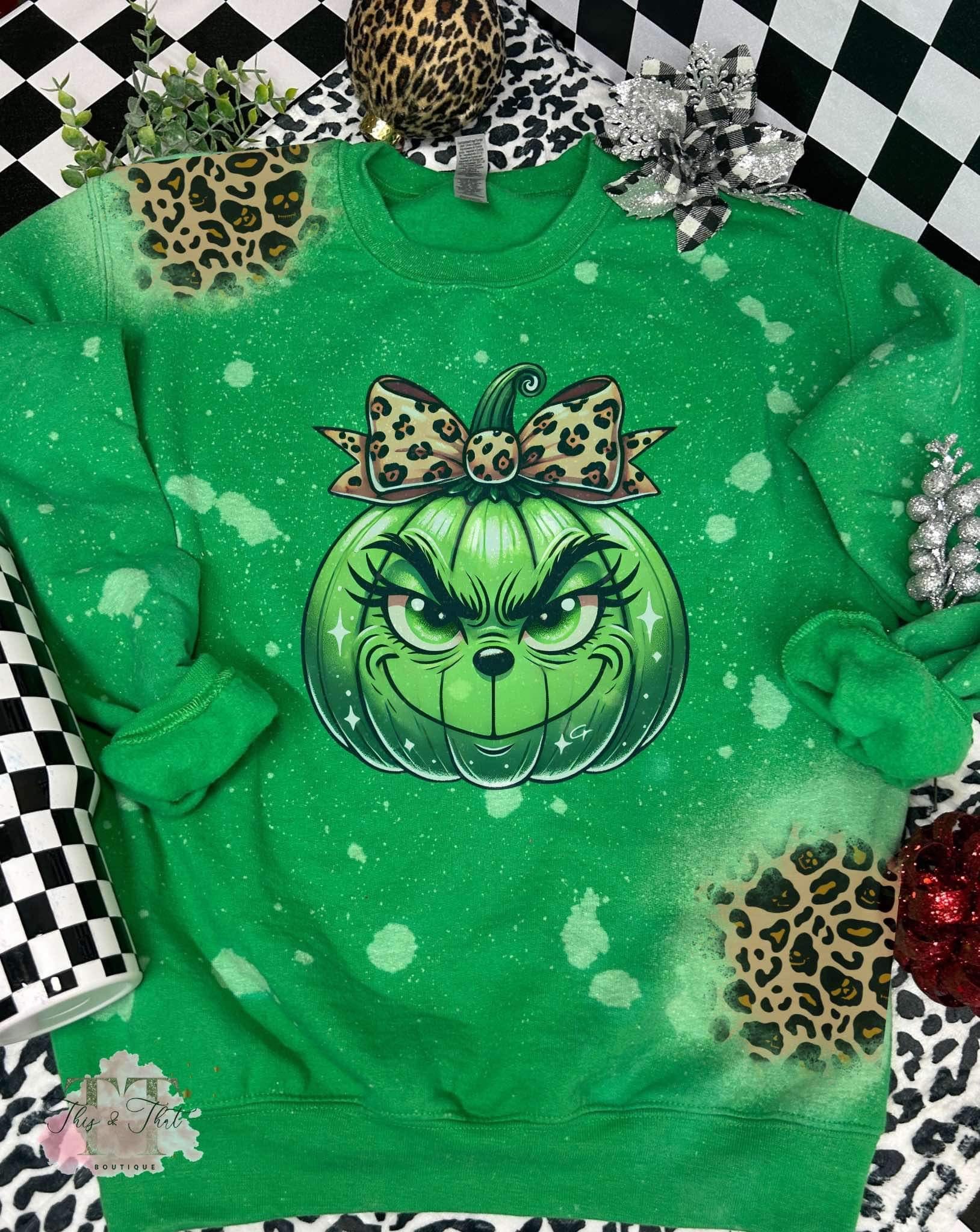 Grinchy Pumpkin