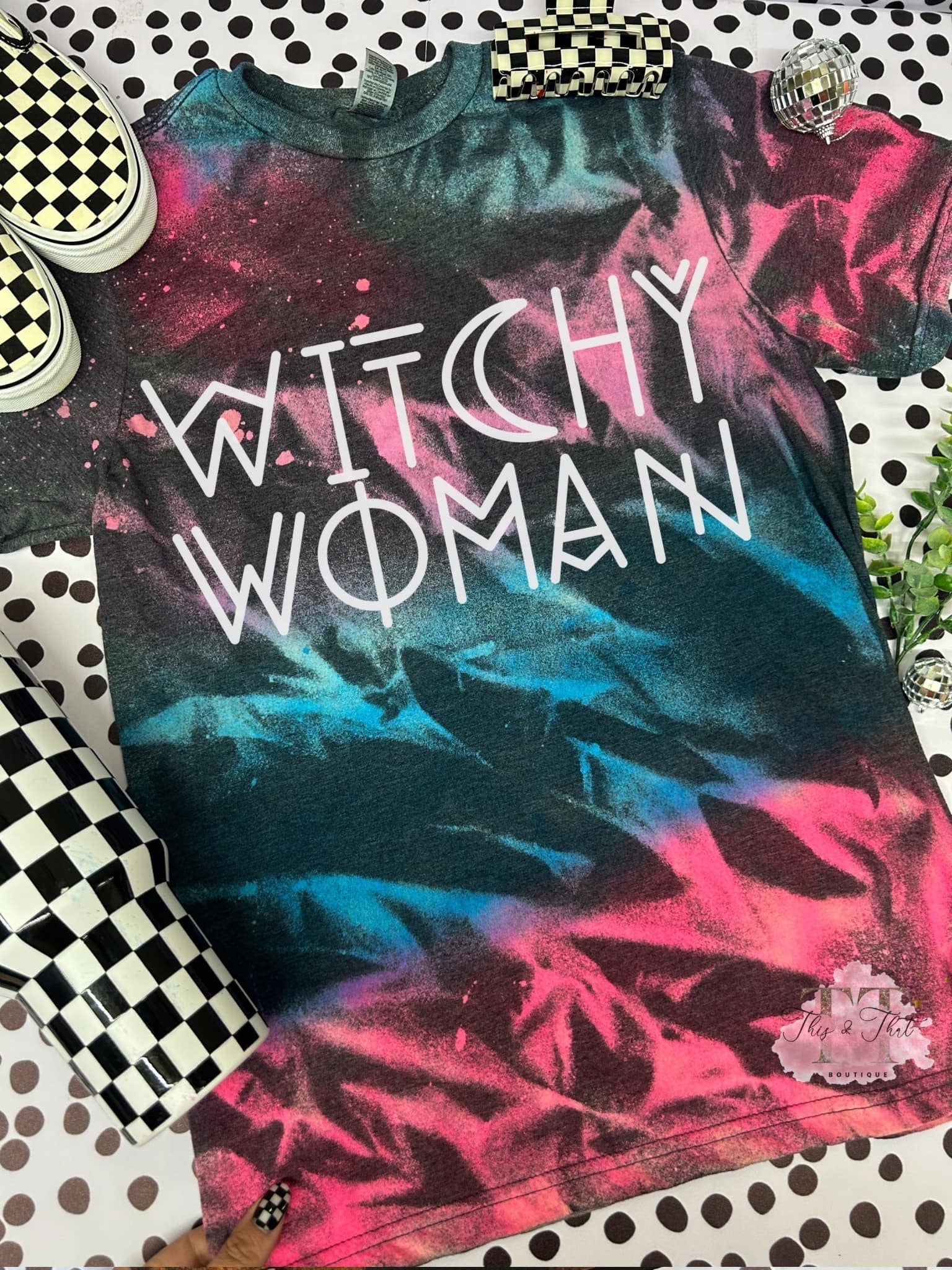 Witchy Woman Colorful Tie-Dye