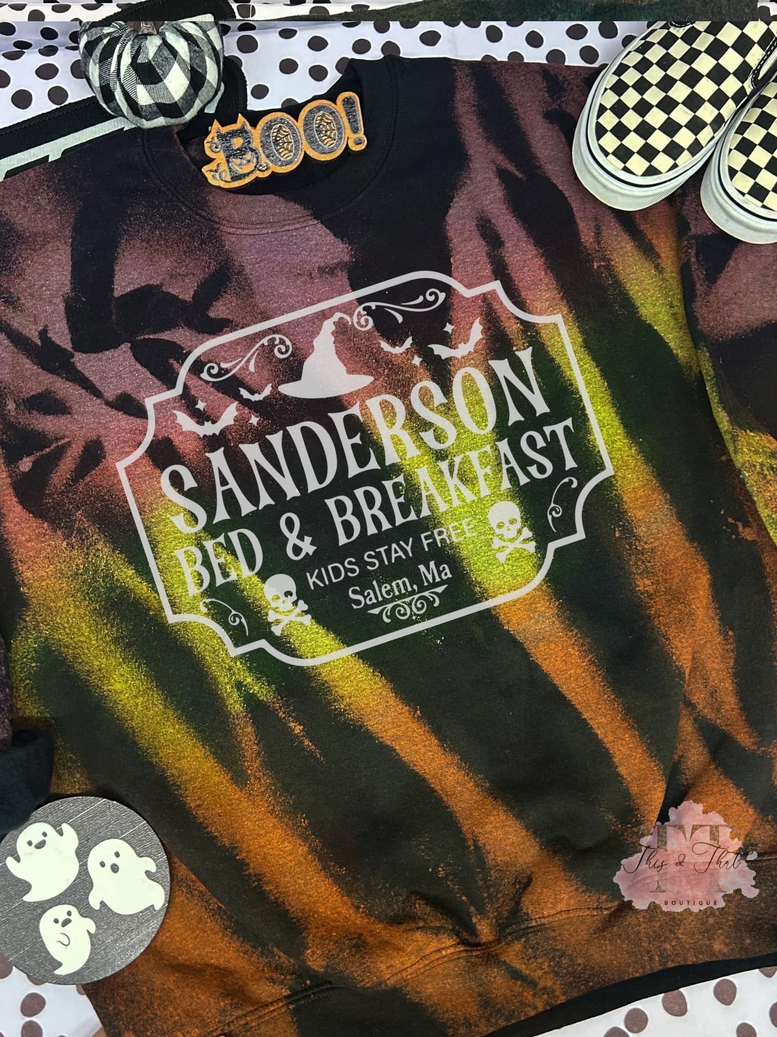 Sanderson Sisters Tie- Dye Sweatshirts