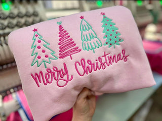 Pre Order! Pink Merry Christmas Pullover