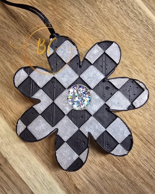 Checkered Daisy Freshie