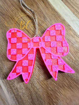 Checkered Bow Freshie