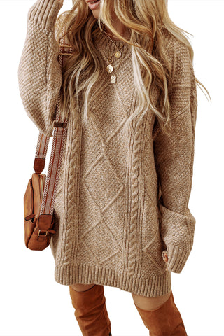 Cable Knit Sweater Dresses