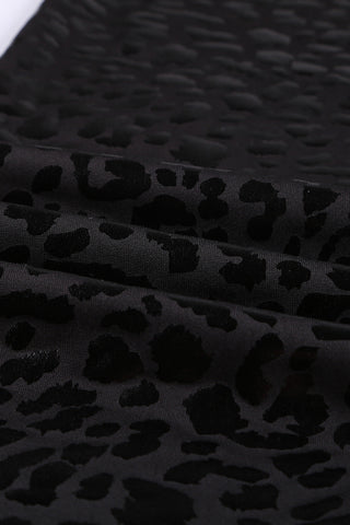 Black Leopard Leggings