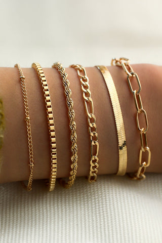 Gold Bracelet Set