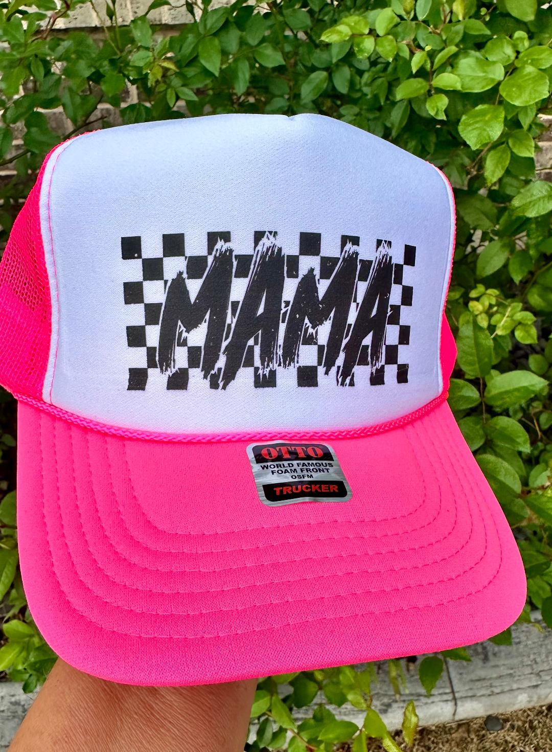 Grunge Mama DTF Printed Trucker Hat