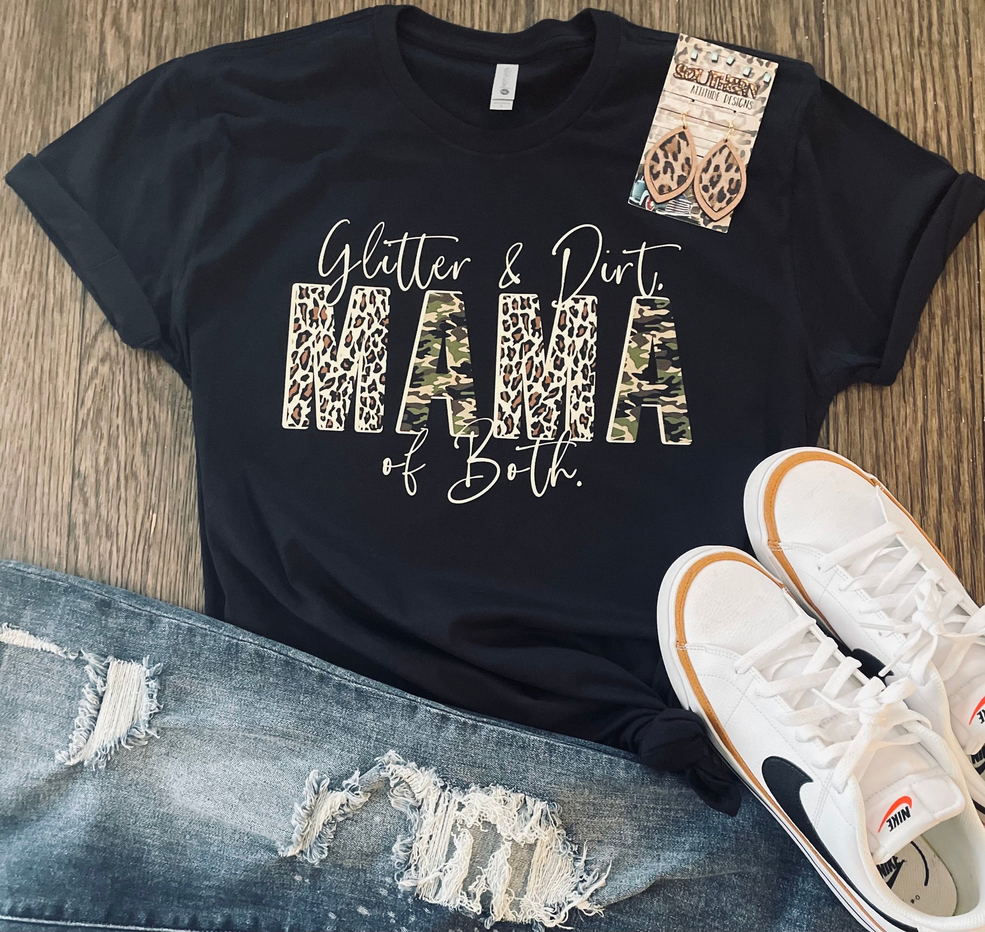 Mama of Both - Black