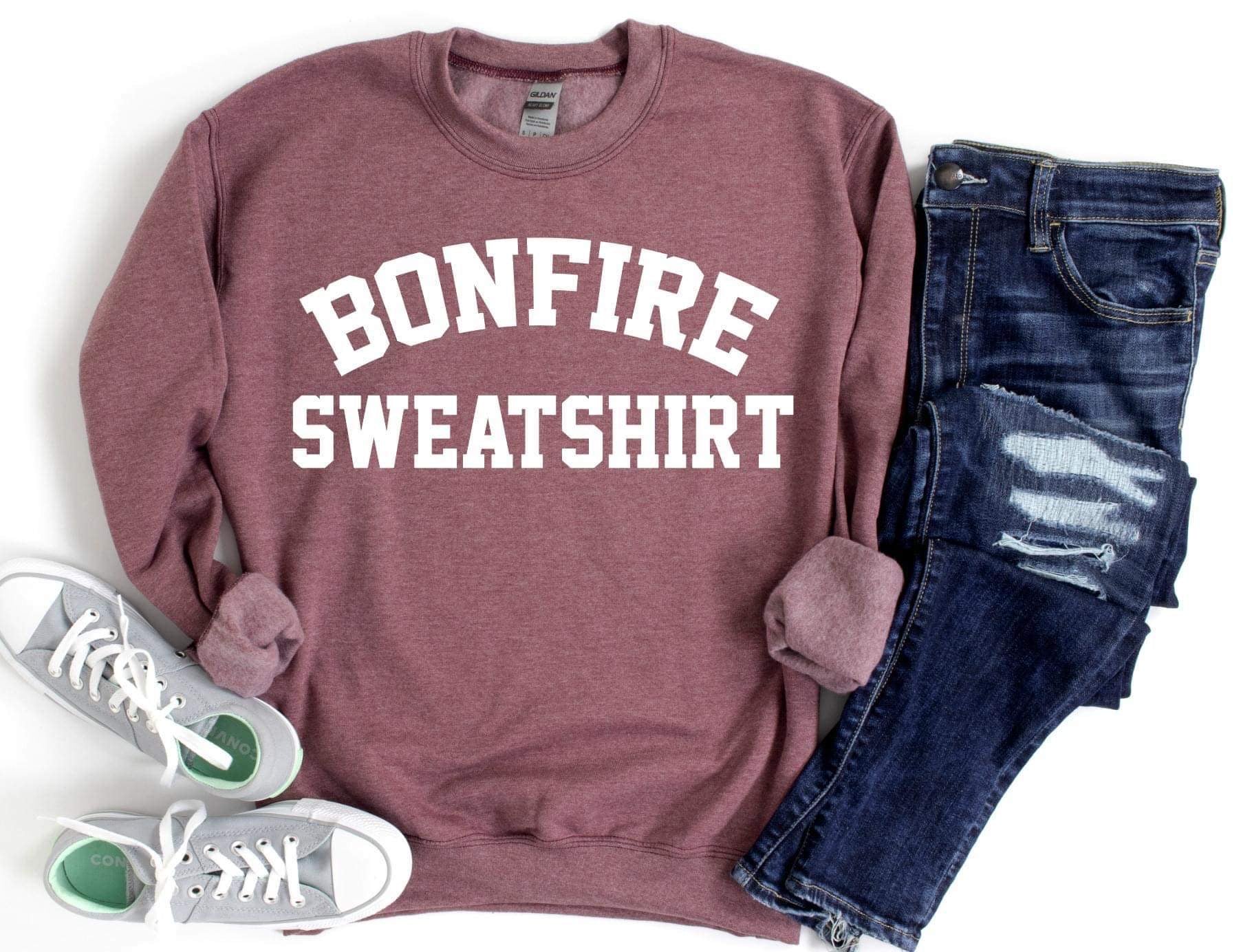 Bonfire Sweatshirt heather Maroon