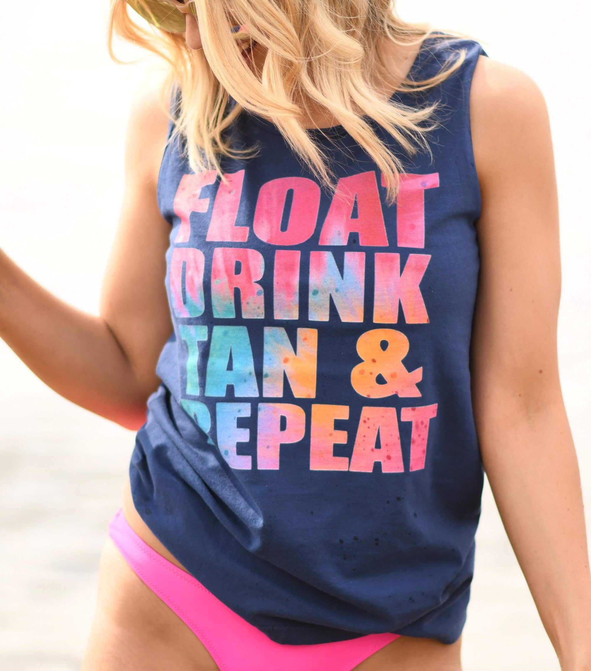 Float Drink Tan Repeat