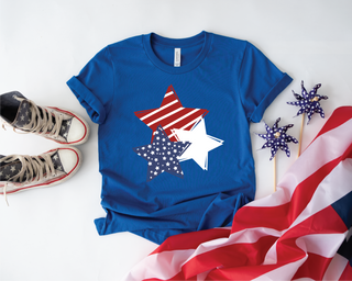 USA Stars Patriotic Graphic Tee